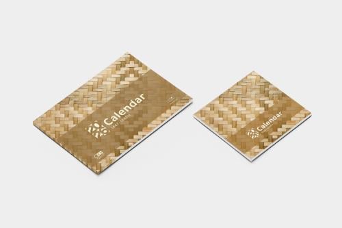 بطاقات التقويم الميلادي 2026 |  تصميم الخوص