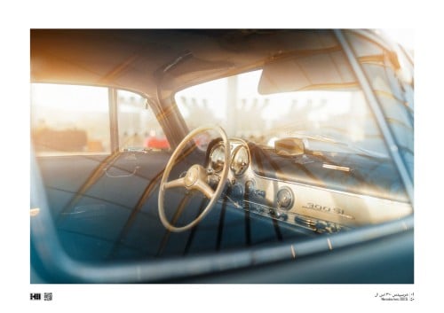 لوحة - داخلية مرسيدس 300SL
