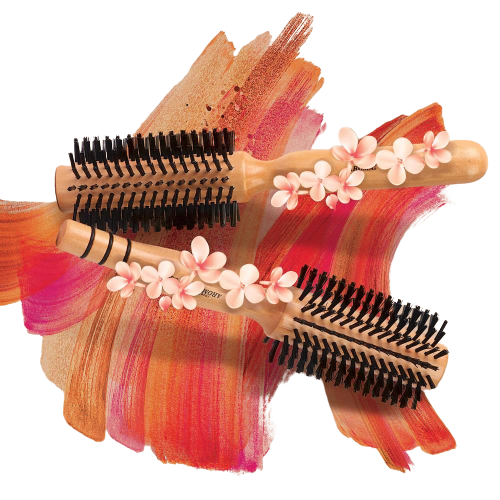 Heat resistant hair dryer brush Rose Arome