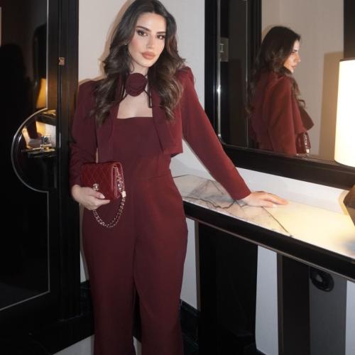 Burgundy Jumpsuit