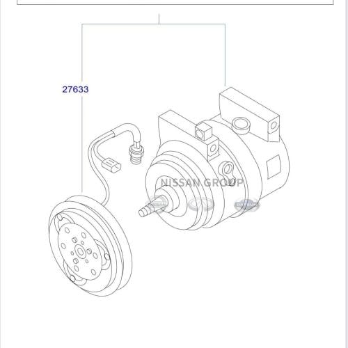 كمبروسر مكيف  باثفيندر 2013/2019 اصلي وكالة