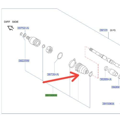 جلدة عكس داخلي يسار  التيماء  2010/2012 -4 سلندر