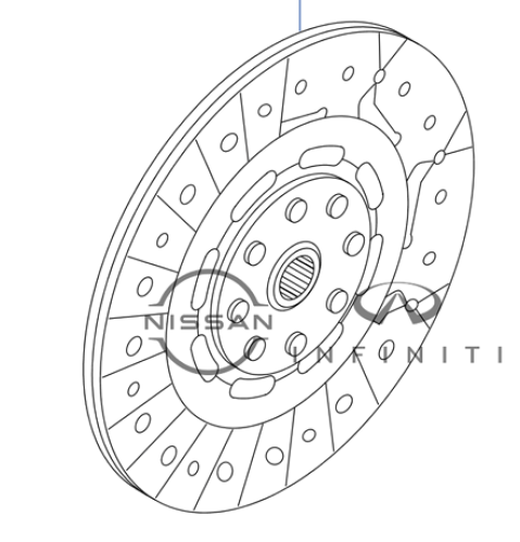 صحن كلتش نيسان باترول بلاتنيوم SE قير عادي 2011/2016