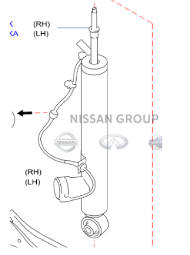 مساعد خلفي انفنيتي FX50/FX35/QX70 سبورت   2008/2018