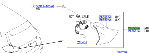 اسطب شنطه يمين  نيسان اكس تريل 2018/2019
