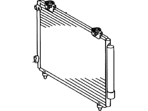 رديتر مكيف تويوتا كورولا 2001 - 2007 صناعه تايلندية (771025)