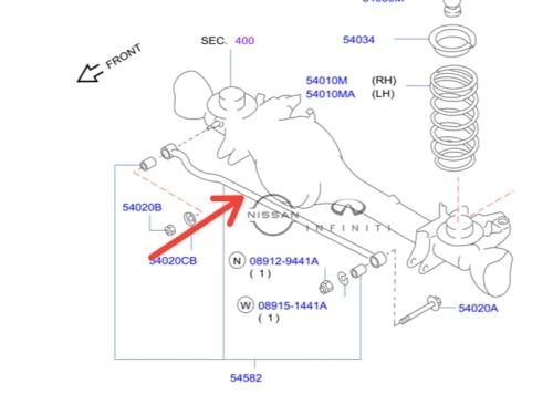عمود توازن امامي نيسان باترول 4500+4800