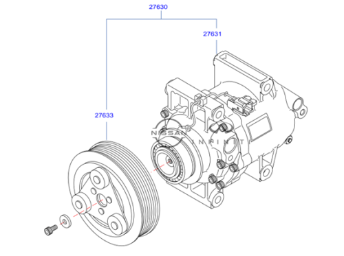 كمبروسر نيسان نافارا 2012/2015 فاليو صناعة صينيه