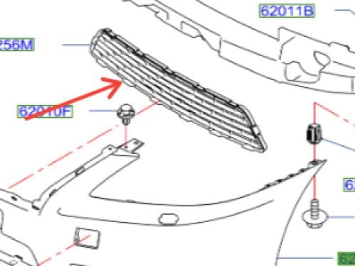 شبك صدام امامي سنترا - اصلي وكالة