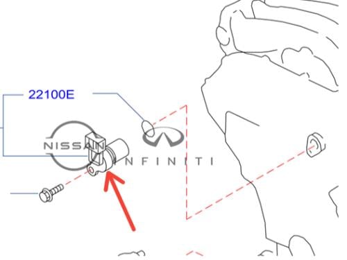 حساس عمود التايمن نيسان مكسيما صناعة مسيتويشي ياباني