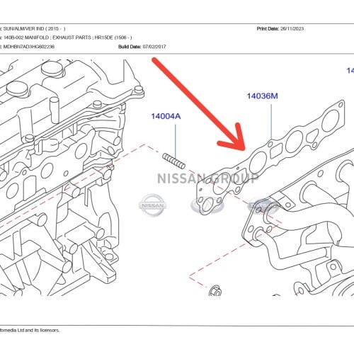 وجة ثلاجة الاقزوز نيسان صني 2012/2022