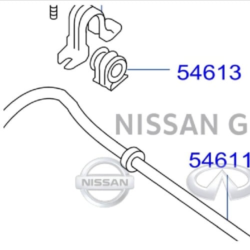 جلدة توازن خلفي انفنتي FX35 2006/2008