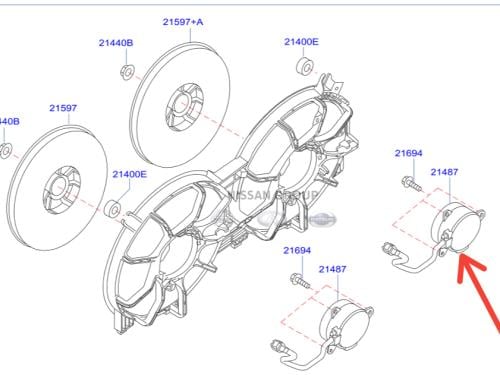 دينمو مروحة التيماء 2008/2018 اصلي وكالة
