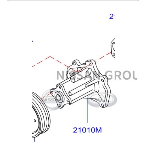 طرمبة ماء انفنتي QX70/FX/QX80 ( 2008 - 2019 ) FX50/