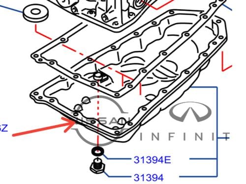 كرتير زيت جربكس نيسان التيماء 2013/2024 اصلي وكالة