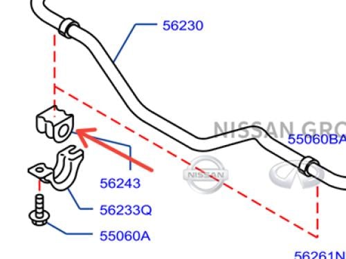 جلدة توازن خلفي باترول بطل الدروب  2010/2020