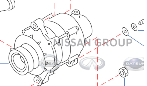 دينمو سفليان ديزل TD42 24V- صناعه ماليزيه -461032/431032