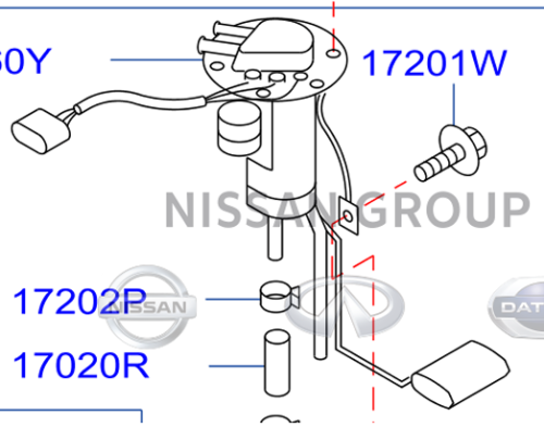 عوامة بنزين نيسان باترول 1999/1998 4500