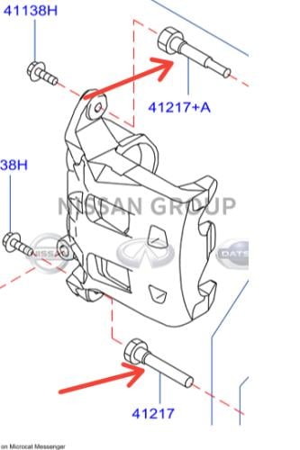 مسمار كليبر امامي FX35 2006/2007