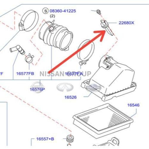 حساس منظم الهواء MASS AIR FLOW  التيماء 2006/2018-هيتاشي او باروت