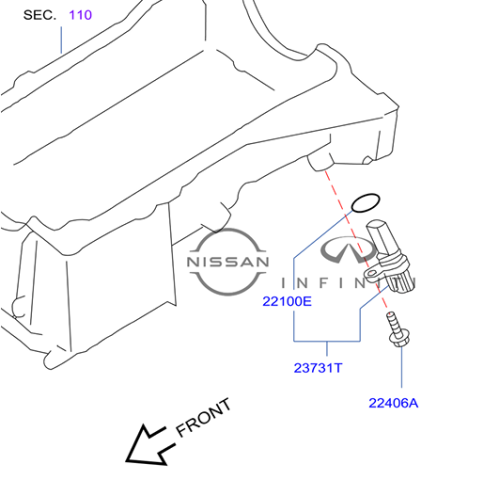 حساس كرنك انفينتي FX35 2004/2007