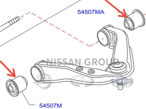 جلبة  مقص امامي  فوق نفارا 2012/2017