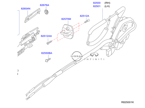 سنتر لوك باب خلفي نيسان التيماء 2006/2011
