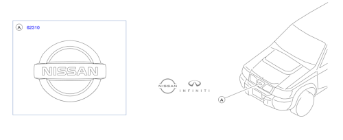 علامة شبك نيسان فتك  2004/2009