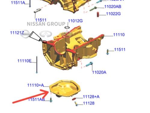 كرتير زيت المكينة نيسان صني المكسيكية 2019/204