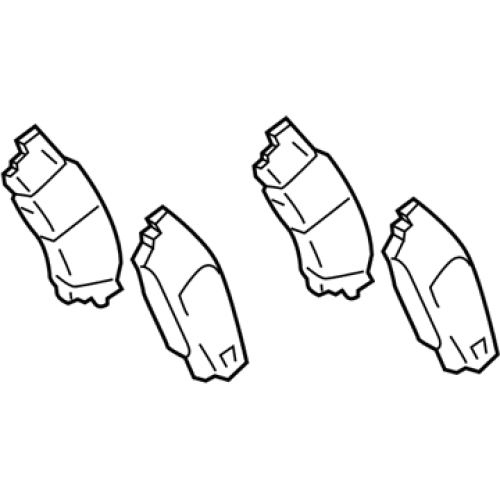 قماش خلفي تويوتا كامري 2018 - 2024