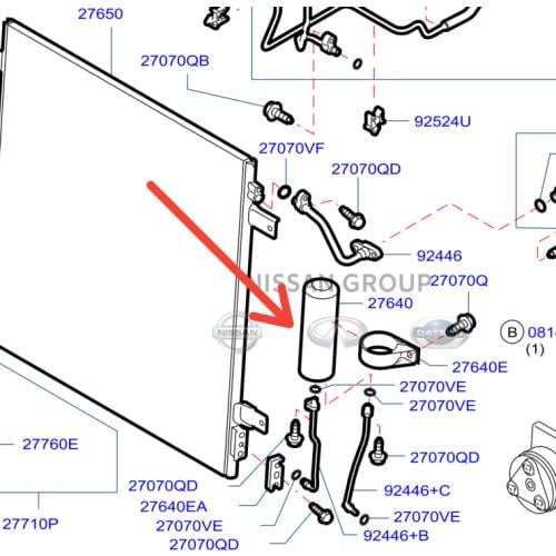علبة فريون نيسان باترول 2010/2015