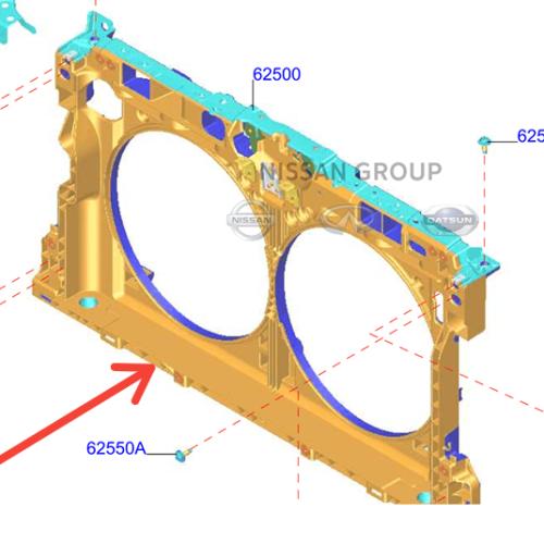 صاجة واجهه رديتر نيسان التيماء 2024/2018-تجاري