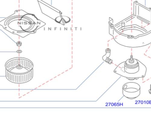 مروحة مكيف داخلية نيسان باثفيندر 2002/2005-اصلي