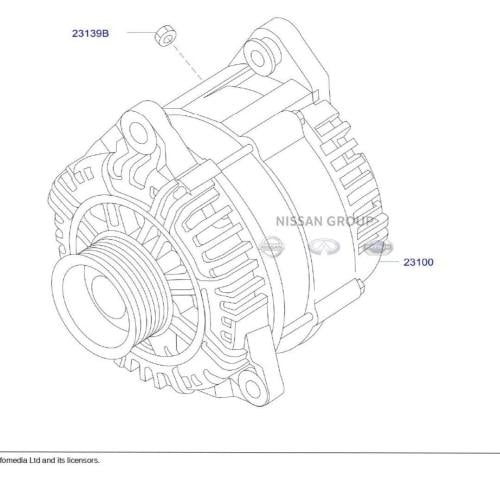 دينمو نيسان باثفندر  2006/2012   PATHFINDER صناعة ياباني