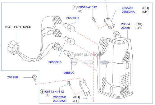 أسطب خلفي نيسان بيك اب  2012/2013