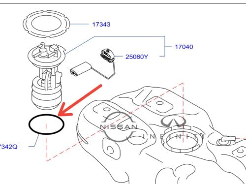 جلدة عوامة نيسان صني 2012/2025