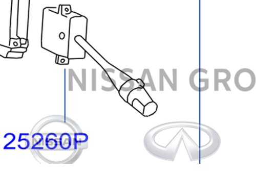يد مساحات نيسان مكسيما 2000/2003