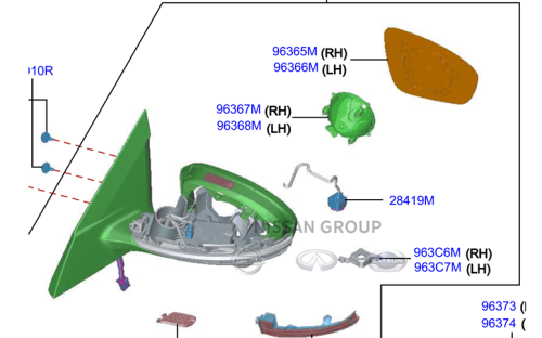 مراية باب التيماء 2021-2020 بدون اشاره يجب تطبيق رقم الهيكل