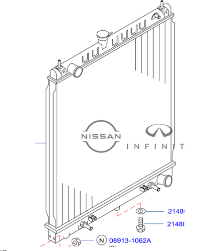 رديتر ماء نيسان باترول 2002/2024_مكينة 4800_قير اتوماتيك_صناعه تايلندية