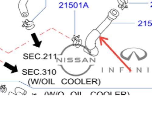 خرطوش رديتر تحت نيسان باثفيندر 2001/2003