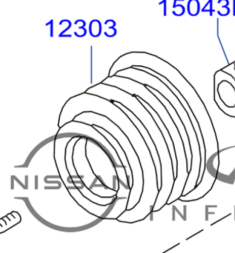 بكرة كرنك نيسان باترول مكينة 4500 2003/2009