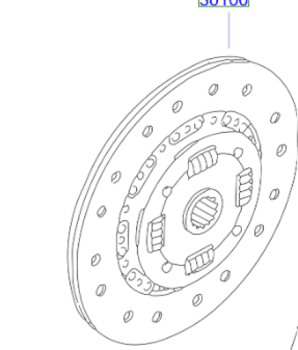 صحن كلتش نيسان باترول فتك 2010/2017
