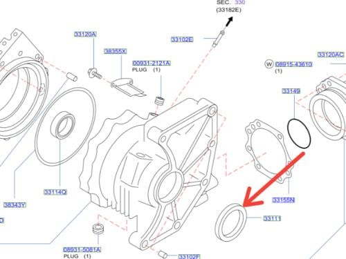 SEAL-OIL صوفة دبل انفينتي  QX60