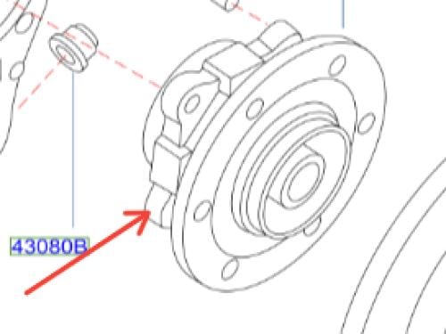 فلنجة خلفي نيسان ارمادا 2006/2015-صناعة تايوانية