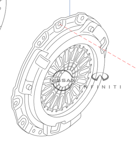 دسك (دزق) كلتش نيسان باترول بلاتنيوم SE قير عادي 2011/2016
