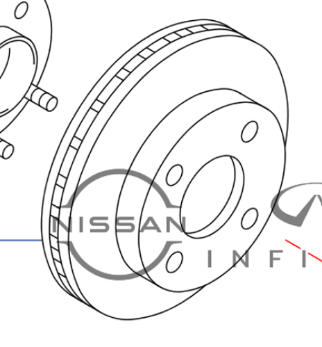 هوب امامي نيسان صني 2012/2025 ياباني