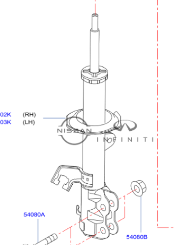 مساعد امامي نيسان كيكس 2016/2021