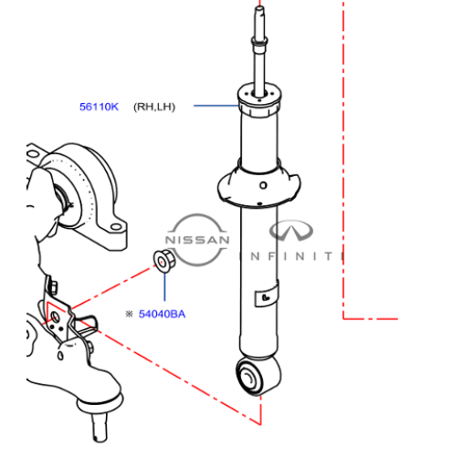 مساعد امامي نيسان انفينتي Q50 SPORT سبورت