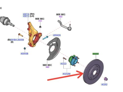 هوب امامي انفنتي QX60 2021/2024 اصلي وكالة