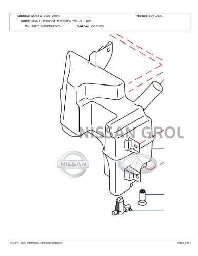 قربة مساحات QX70/FX ( 2008 - 2019 )